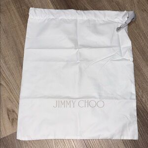 🤍 💯 JIMMY CHOOS WHITE DUSTBAG 🤍